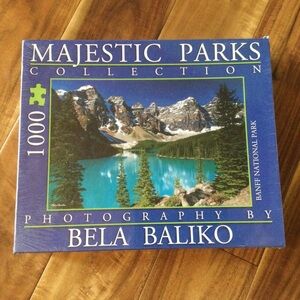 New Factory Sealed Majestic Parks Banff National Park Puzzle by Bela Baliko